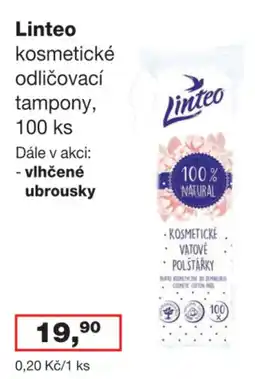 Ráj drogerie Linteo kosmetické odličovací tampony nabídka