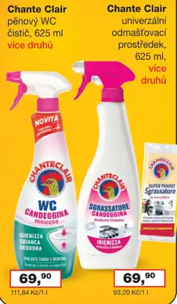 Ráj drogerie Chante Clair pěnový WC čistič nabídka
