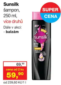 Ráj drogerie Sunsilk šampon nabídka