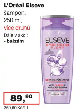 Ráj drogerie L'Oréal Elseve šampon nabídka