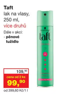 Ráj drogerie Taft lak na vlasy nabídka