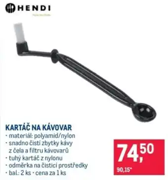 HENDI kartáč na kávovar