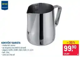 Makro Metro Professional Konvičky Barista nabídka
