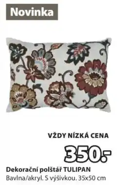 JYSK Tulipan Dekorační polštář nabídka