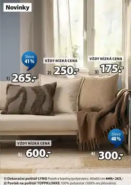 JYSK Dekorační polštář LYNG nabídka