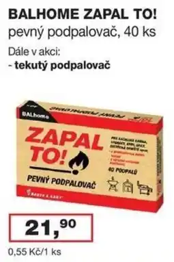 Barevný ráj Balhome zapal to! pevný podpalovač nabídka