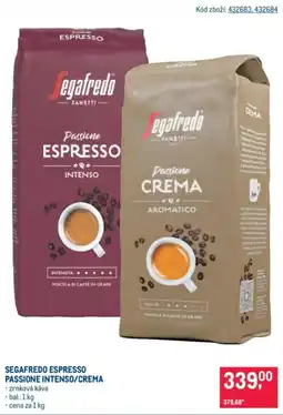Makro Segafredo passion intenso/crema nabídka