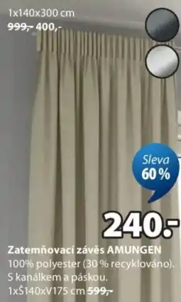 JYSK Amungen závěs nabídka