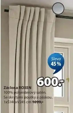 JYSK Záclona ROXEN nabídka