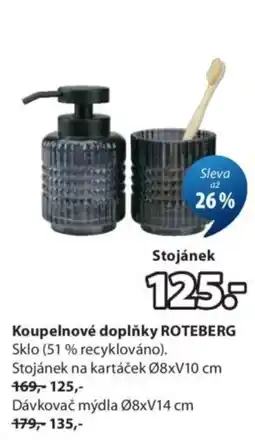 JYSK Roteberg stojánek na kartáček a dávkovač mýdla nabídka