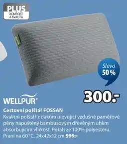 JYSK Wellpur cestovní polštář Fossan nabídka