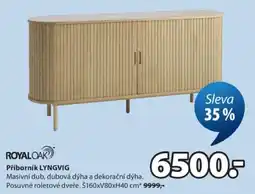 JYSK Royal Oak Příborník LYNVIG nabídka