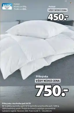 JYSK Basic polštář nabídka