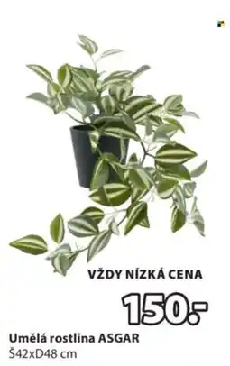 JYSK Asgar umělá rostlina nabídka