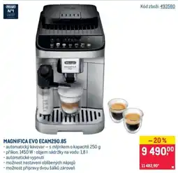 Makro De'Longhi Magnifica Evo ECAM290.85 nabídka