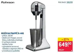 Makro Rohnson mixér na frappé r-448 nabídka