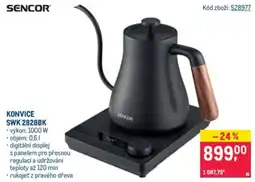 Makro Sencor konvice SWK 2828BK nabídka