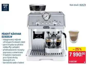 DeLonghi pákový kávovar ec9155.w