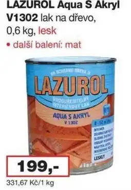 Barevný ráj Lazurol aqua s akryl v1302 nabídka