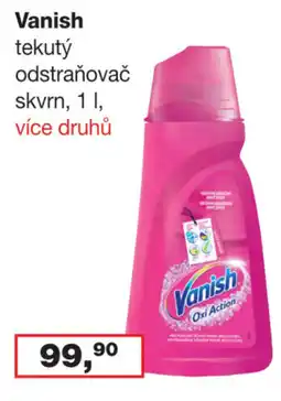 Ráj drogerie Vanish tekutý odstraňovač skvrn nabídka