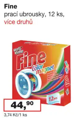 Ráj drogerie Fine prací ubrousky nabídka