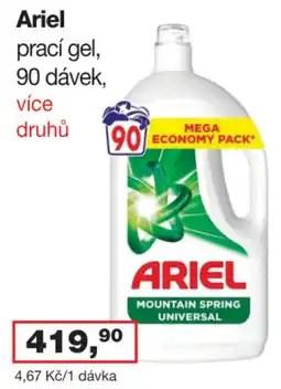 Ráj drogerie Ariel prací gel nabídka