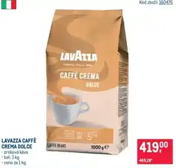 Makro Lavazza caffe crema dolce nabídka