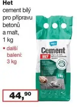 Barevný ráj Het cement bílý nabídka