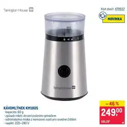 Makro Tarrington House kávomlýnek km180s nabídka