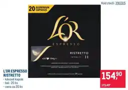 Makro L'or espresso ristretto nabídka