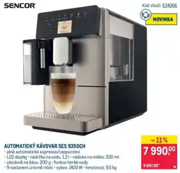Makro Sencor automatický kávovar ses 9350ch nabídka
