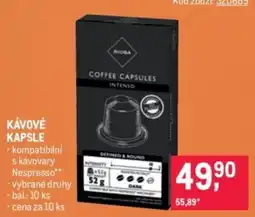 Makro Rioba coffee capsules intenso nabídka