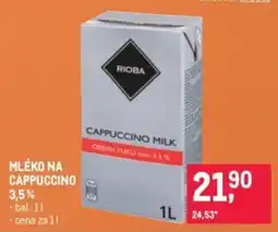 Makro Rioba mléko na cappuccino nabídka