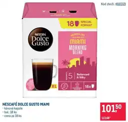 Makro Nescafe dolce gusto miami nabídka