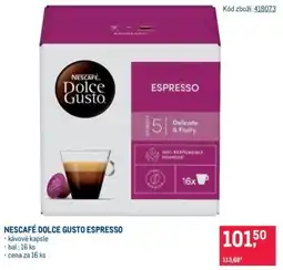 Makro Nescafe dolce gusto espresso nabídka