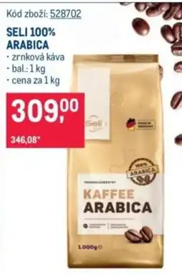 Makro Seli káva arabica nabídka