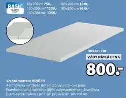 JYSK Vrchní matrace VINGAN nabídka