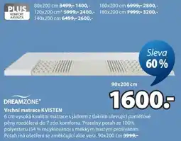 JYSK Dreamzone vchní matrace kvisten nabídka