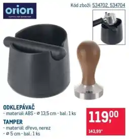 Makro Orion odklepávač tamper nabídka