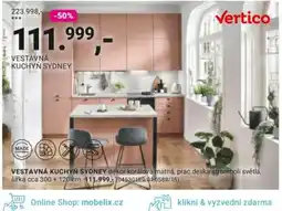 Möbelix Vertico vestavná kuchyň sydney nabídka