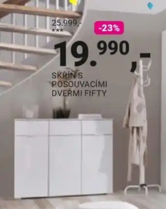 Fifty skříň s posouvacími dveřmi