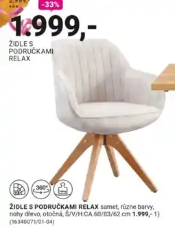 Möbelix Relax židle s područkami nabídka