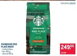 Makro Starbucks pike place roast nabídka