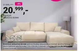 Möbelix Bonn rohová sedačka nabídka