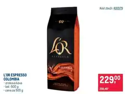 Makro L'or espresso colombia nabídka