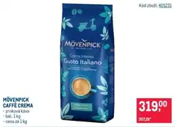 Makro Mövenpick káva nabídka