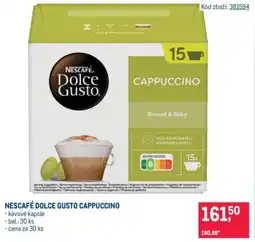 Makro Nescafe dolce gusto cappuccino nabídka