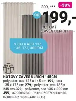Möbelix Hotový závěs ulrich nabídka