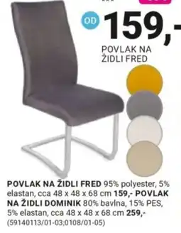 Möbelix Povlak na židli fred nabídka