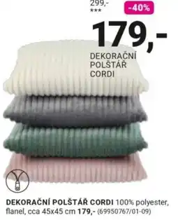 Möbelix Cordi dekorační polštář nabídka